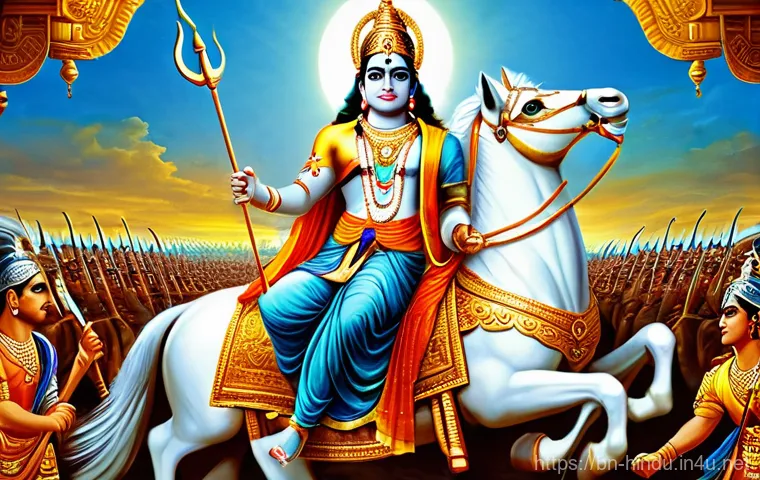 힌두교 신화 크리슈나 이야기 - **Prompt:** A serene and deeply devotional portrayal of Radha Rani and Lord Krishna. They are depict... 힌두교 신화 크리슈나 이야기 - **Prompt:** A serene and deeply devotional portrayal of Radha Rani and Lord Krishna. They are depict...